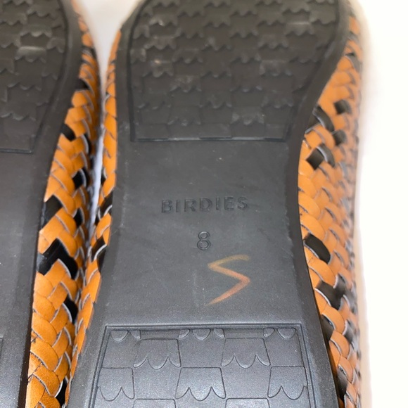NWOB Birdies The Starling Loafer In Leather Basket Weave Sz Women’s 8 - Picture 11 of 12